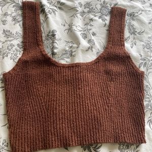 PacSun (Kendall & Kylie) Brown Crop Top